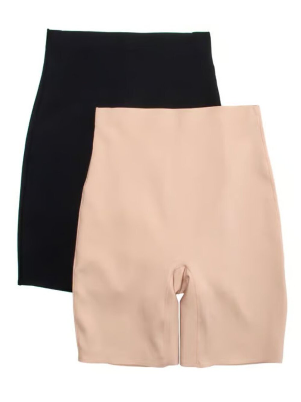 Bundle of 2 Skinnygirl Smoothing Shaping Shorts – Black & Nude – NWOT – M